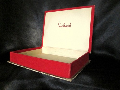 Boite vide chocolat suchard - boite,