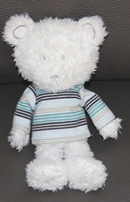 DOUDOU OURS BLANC GRIS  PULL