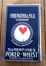 c. 1920 - ANCIEN JEU DE CARTES A JOUER - Ferdinand PIATNIK - Vienne - n°133