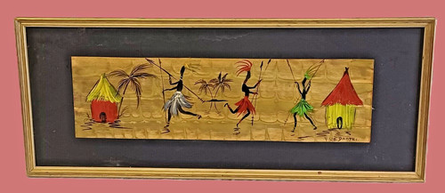 Cadre bois panoramique - bois, 68x27cm