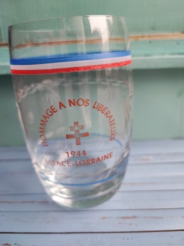 Verre patriotique cristal - verre,