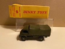 DINKY TOYS FRANCE REF 821 MERCEDES UNIMOG MILITAIRE + BOITE D ORIGINE