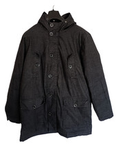 Manteau ¾ homme gris souris molletonné en duvet d'oie marque YOUR TURN