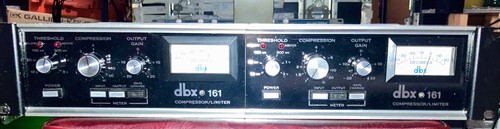 Dbx 161 compressor - compressor, vu