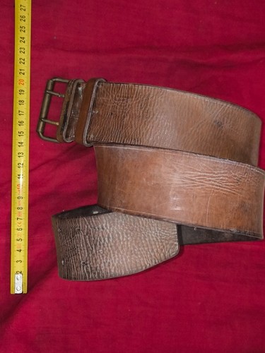 Ceinturon cuir fauve
