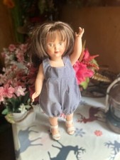 salopette bleu clair  poupee