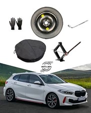 Roue de secours Galette 17" pour BMW 1 F40 avec Cric, Clé Gants Housse 125/70R17