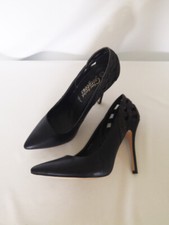Chaussures aiguilles noires à talons hauts NEW LOOK