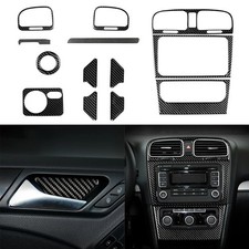 Kit intérieur de voiture en fibre de carbone pour golf 6 MK6 2008 2012 lot comp