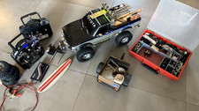 Tamiya toyota Hilux + MFC-02 + telecommande + accessoires. Vintage