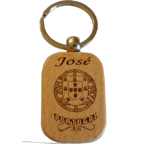 Porte clefs bois exotique - ,