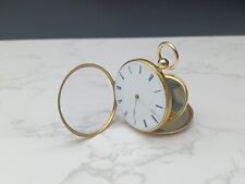 Rare & Beautiful 18K Gold Pocket Watch - With Box & Key - 2.18 Oz - VGC -1507