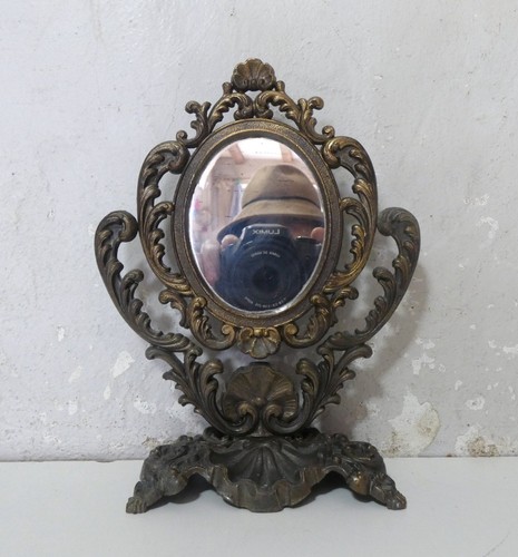 Ancien miroir table psyché - ancien,