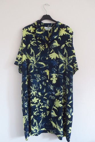 Vintage shirt dress floral - dress,