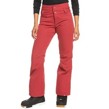 Roxy Diversion Pantalon de Ski Femmes Snowboard Neige Hiver Rouge Neuf
