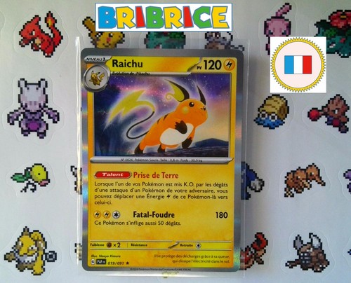 Carte pokemon raichu paf 91 - pokemon,