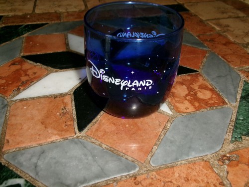 Verre gobelet disneyland - verre/gobelet,