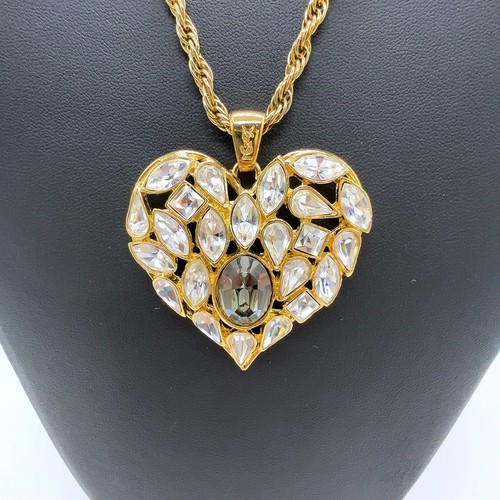 Collier pendentif plaque - , coeur