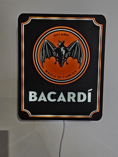 Enseigne bacardi rhum vintage - rhum,