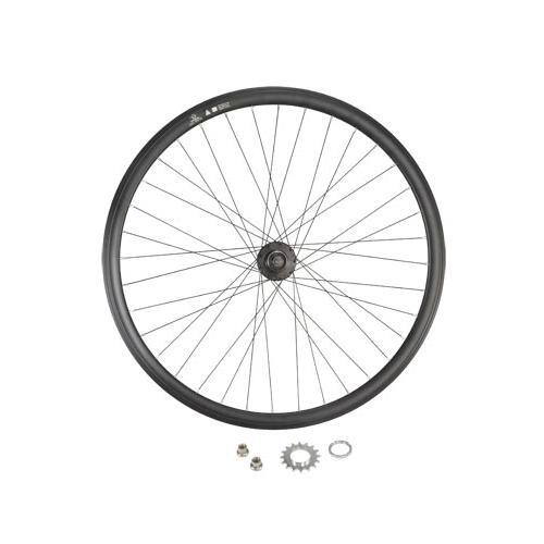 Roue velo fixie 700 noir - , ar