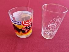 ANCIEN  VERRE ORANGINA DESSIN DE VILLEMOT 1 MARIE BRIZARD  COLLECTION
