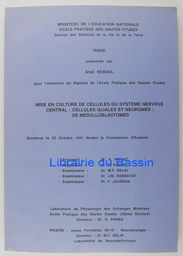 Mise culture cellules - de,