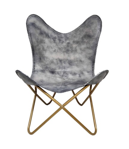 Fauteuil papillon relax - fauteuil, gris