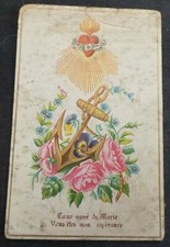 Ancienne image pieuse –