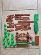 Schtroumpfs décor prairie enclos