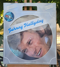 Johnny Hallyday 20 ans LP 33T Picture Disc COMPLET AVEC POIGNEE, Disque NEUF