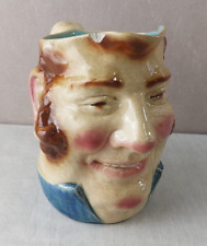 Ancien pichet / cruche / carafe, en barbotine, John Bull, de Sarreguemines