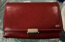 PORTE MONNAIE, PORTEFEUILLE, CARTES, PAPIERS...  EN CUIR BORDEAUX JOE BILLY