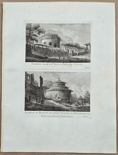Gravure 1795 rome - gravure, :
