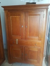 Grand meuble hi-fi en bois Massifs