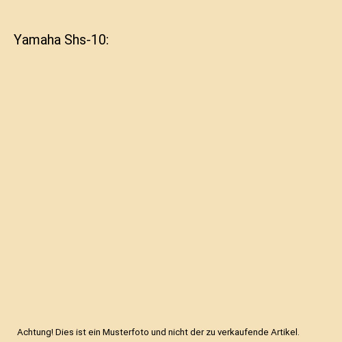 Yamaha shs - yamaha, shs-10