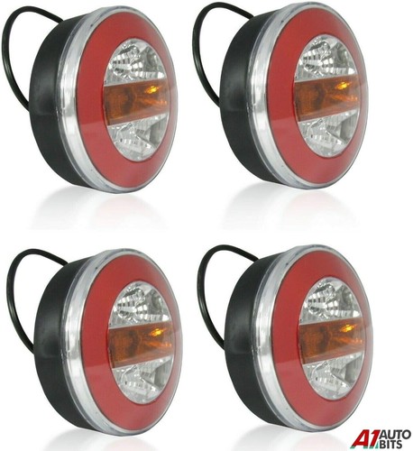 Led 12v 24v arrière - 4x, fluo