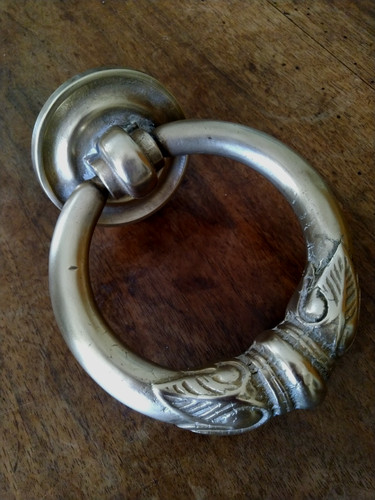Ancien heurtoir bronze