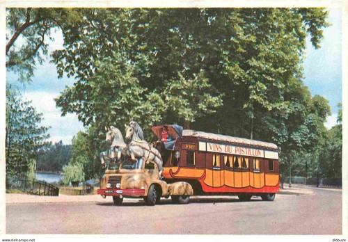 Carte postale automobiles - postale,