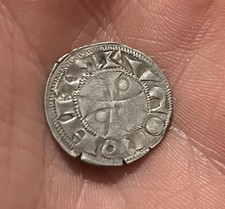 Comté de La Marche, Hugues X de Lusignan, Denier (0,85g).