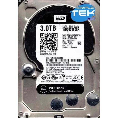 Caviar noir disque dur hdd - dur,