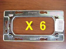 Ancien MOSAIC 45 LEGRAND,Lot de 6 Grilles Supports - 4 ou 2 Grands Module  74804