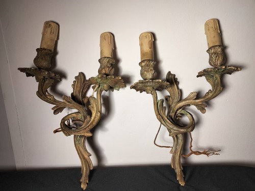 Appliques bronze ciselé - appliques,
