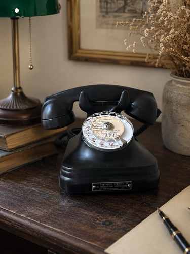 Téléphone ancien cadran - à,