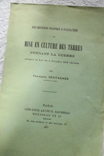 Mise culture des terres - culture,