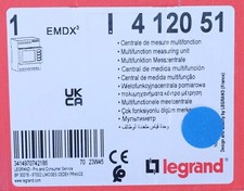 Legrand 4120 51 Centrale de mesure EMDX³ LCD sortie RS485 4 modules. 412051.