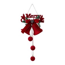 Cloche de Noël décorative suspendue pour cheminée, idéale pour les fêtes