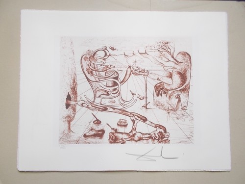 Lithographie salvador dali - lithographie, ,