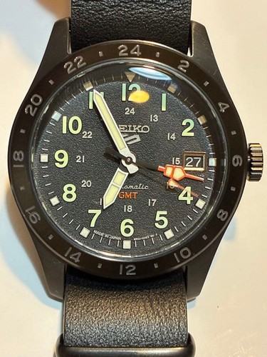 Seiko sports military gmt - seiko, 5