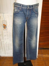 Pantalon jean bleu délavé