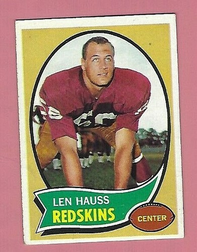 1970 topps len hauss - ,